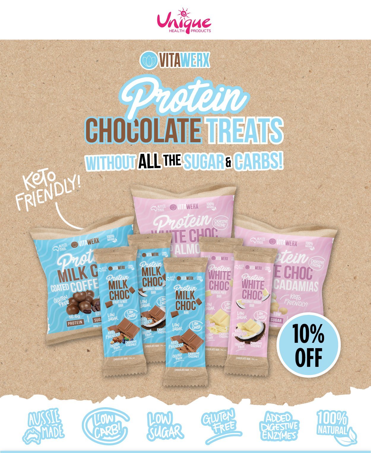 10% off Vitawerx's keto friendly chocolate - Yo Keto