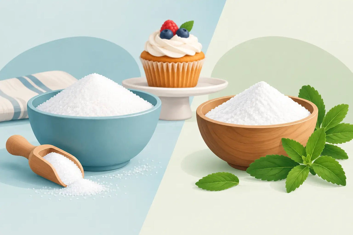 Erythritol Versus Stevia for Baking at Home