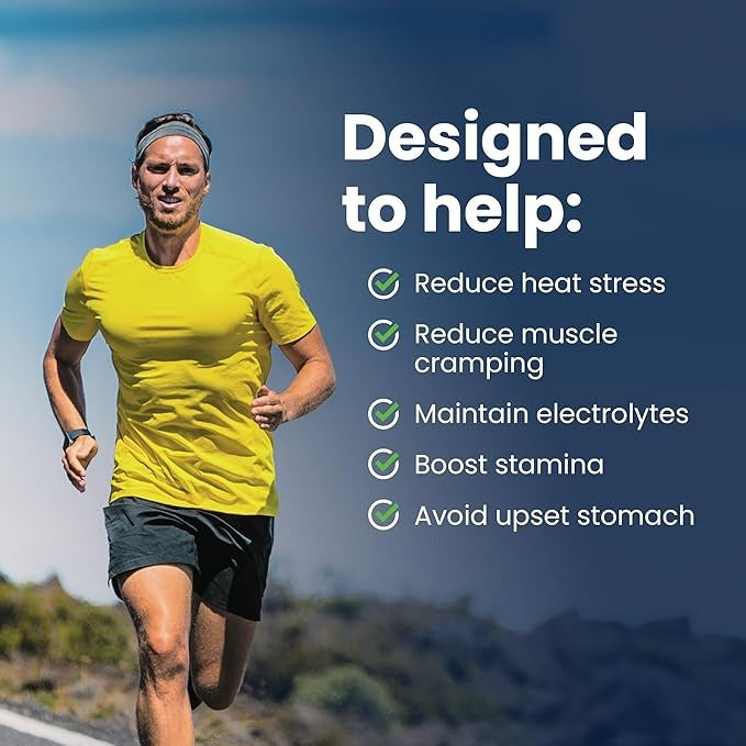 Electrolyte Capsules + Caffeine - 100 Capsules