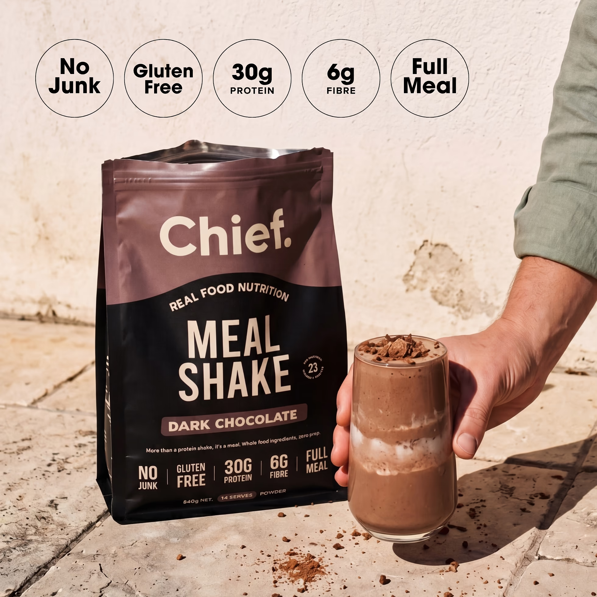 Meal Shake - Dark Chocolate - 840g