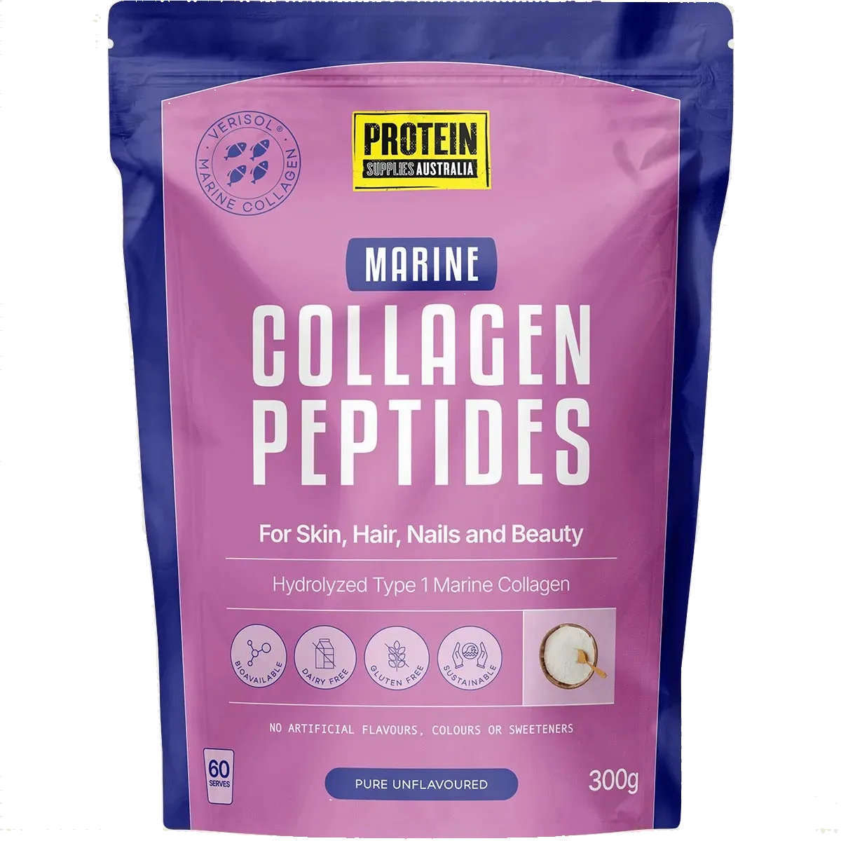 Marine Collagen Peptides Unflavoured - 300g