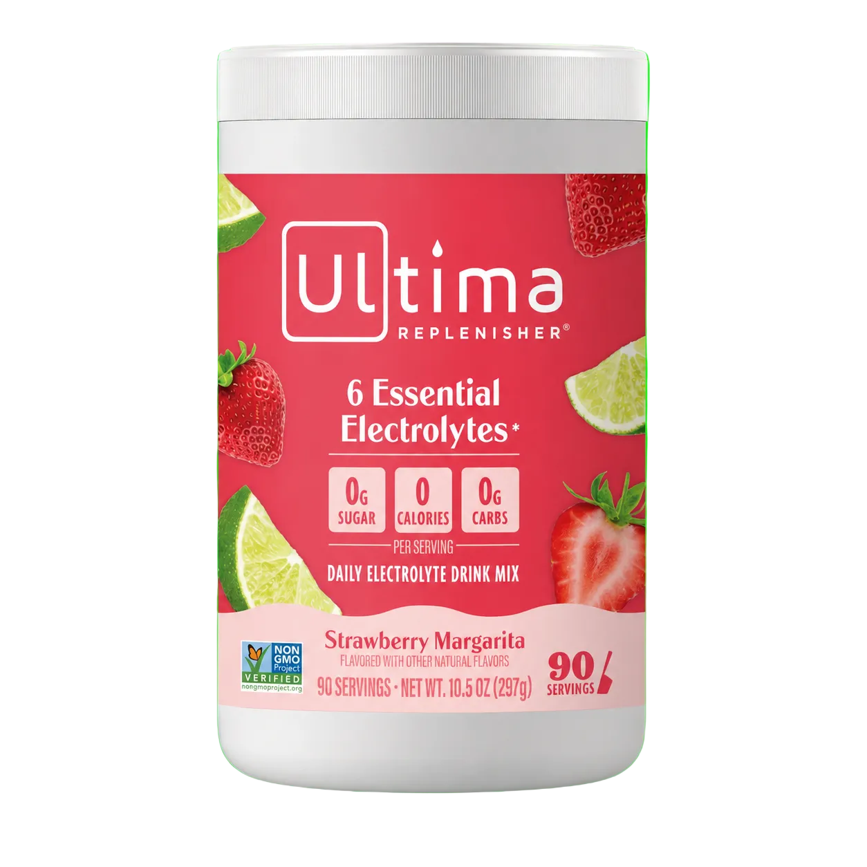 Strawberry Margarita Electrolyte Drink Mix - 90 Serves