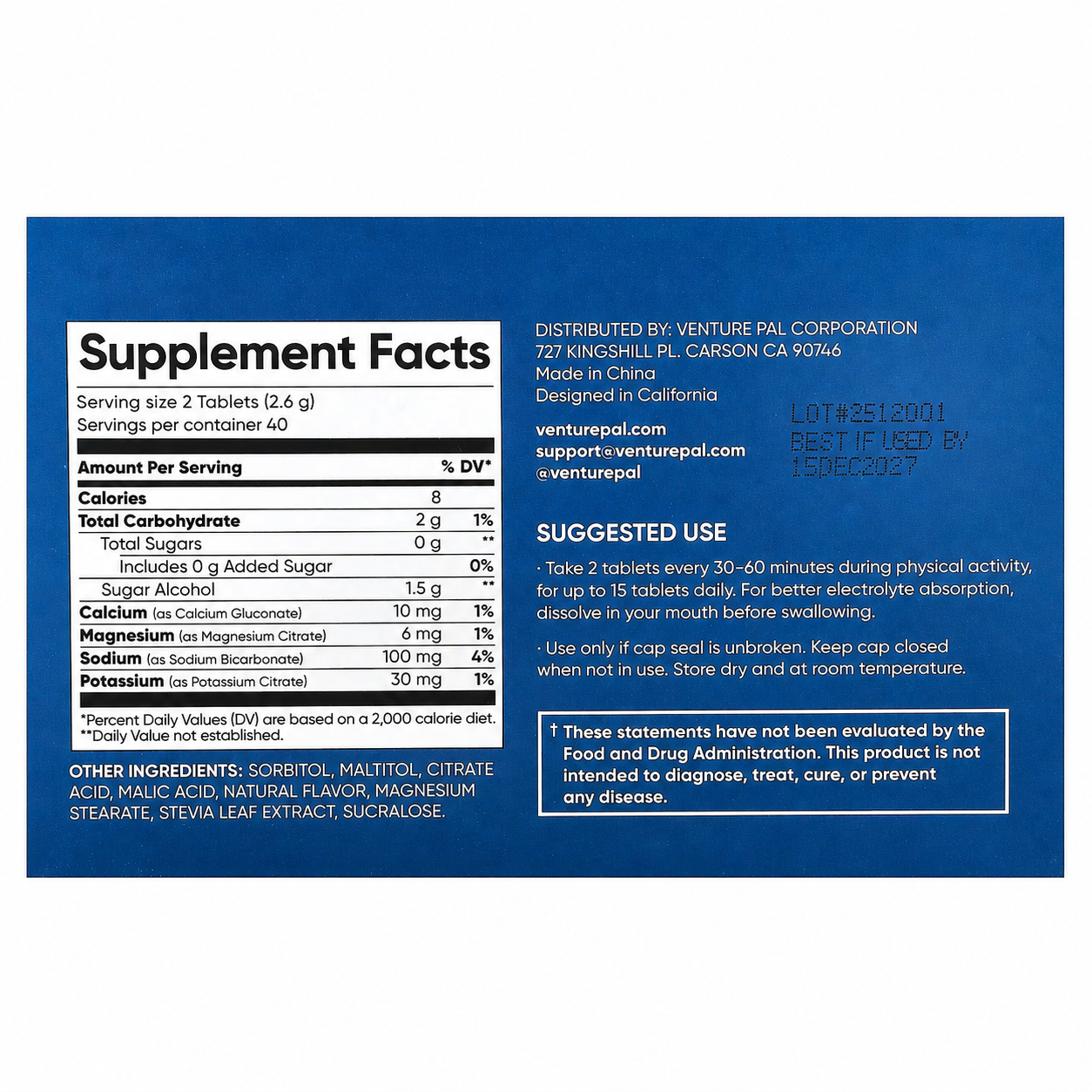 Salt Tablets - Watermelon - 40 Serves