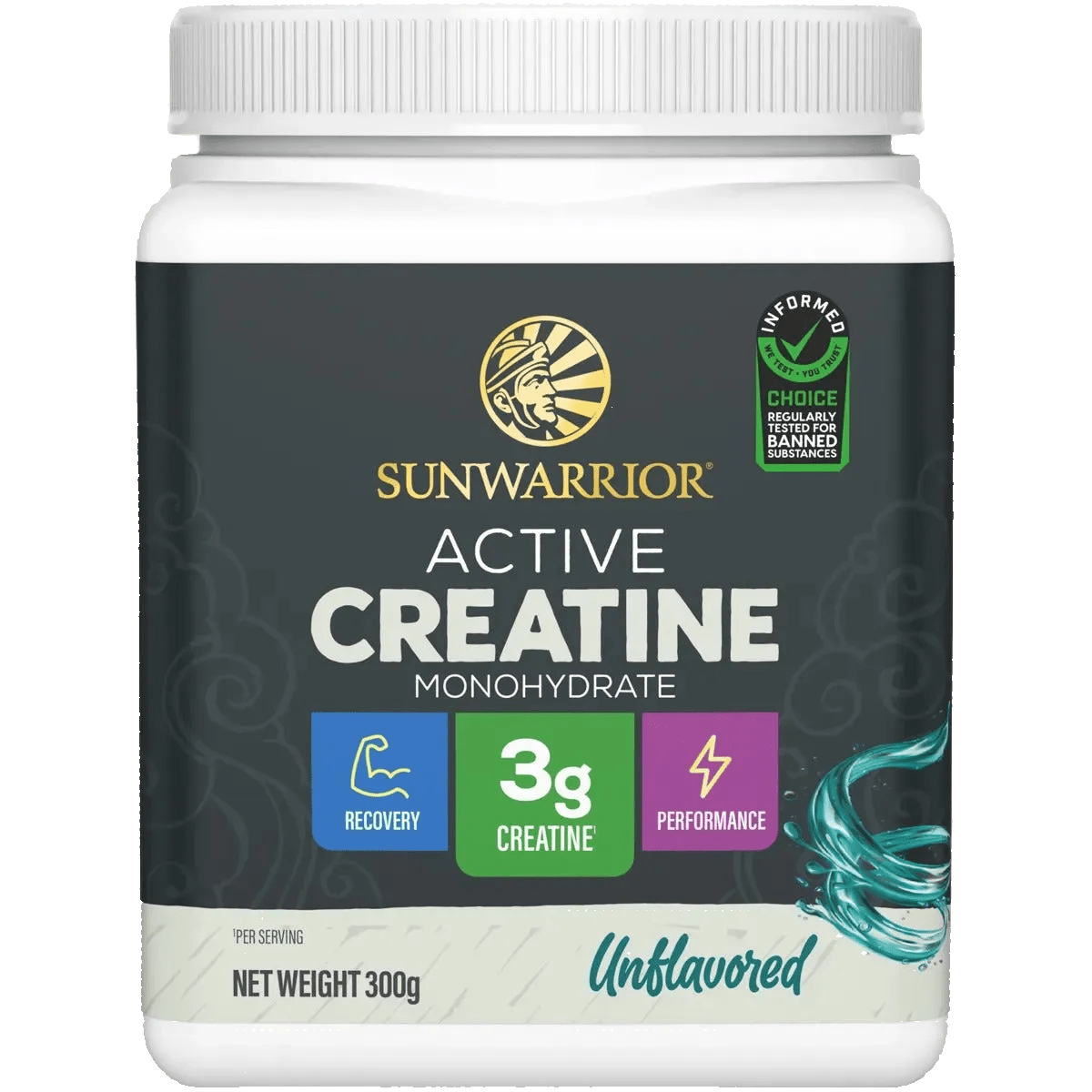Active Creatine Monohydrate Unflavoured 300g