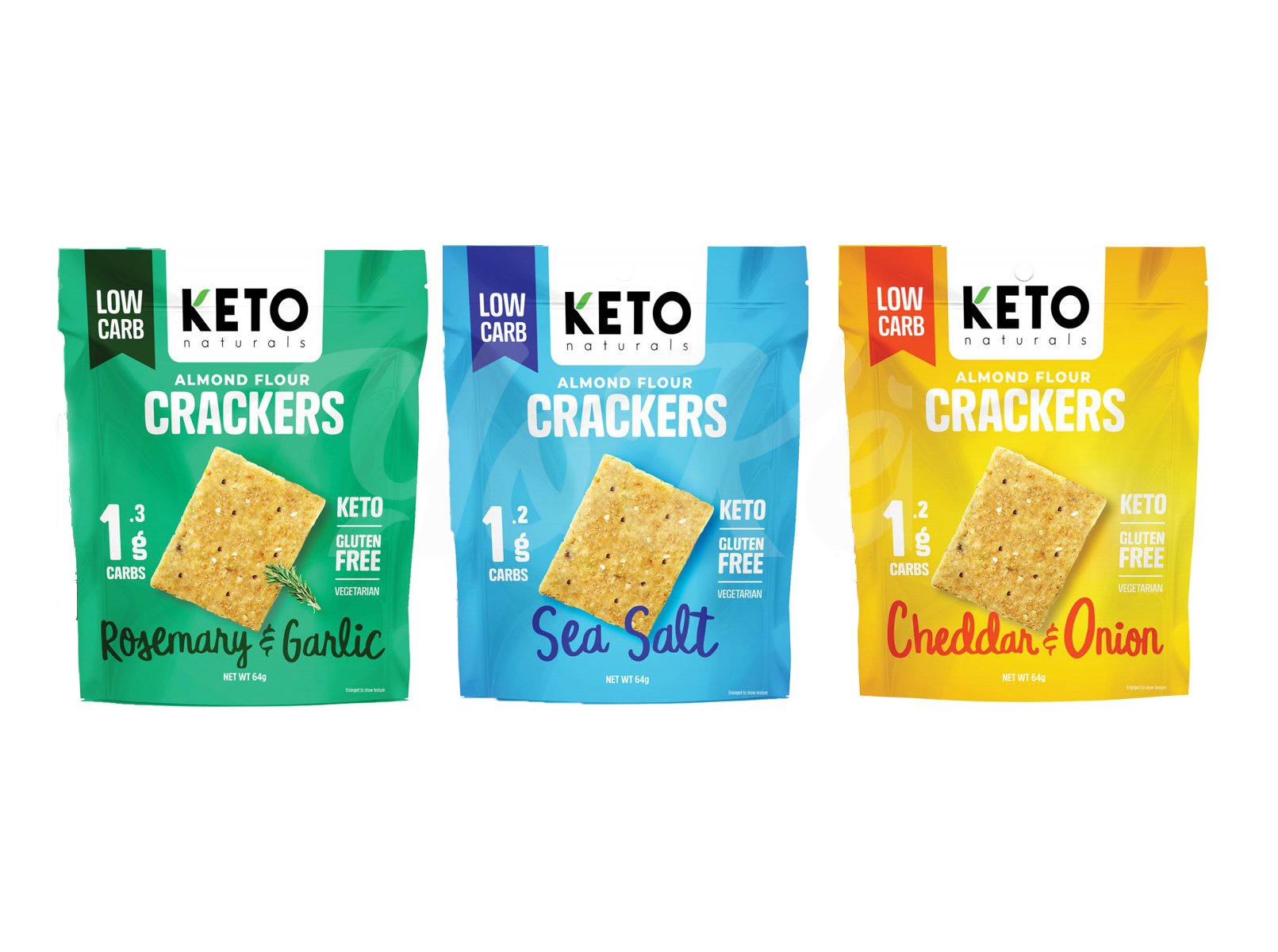 Almond Flour Cracker Variety Pack - Yo Keto