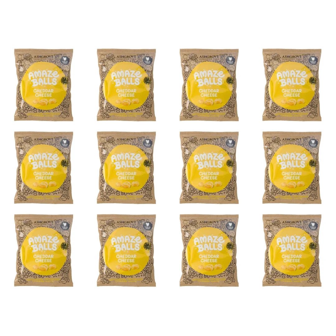 AmazeBalls - Cheddar Cheese - Box of 12 - Yo Keto