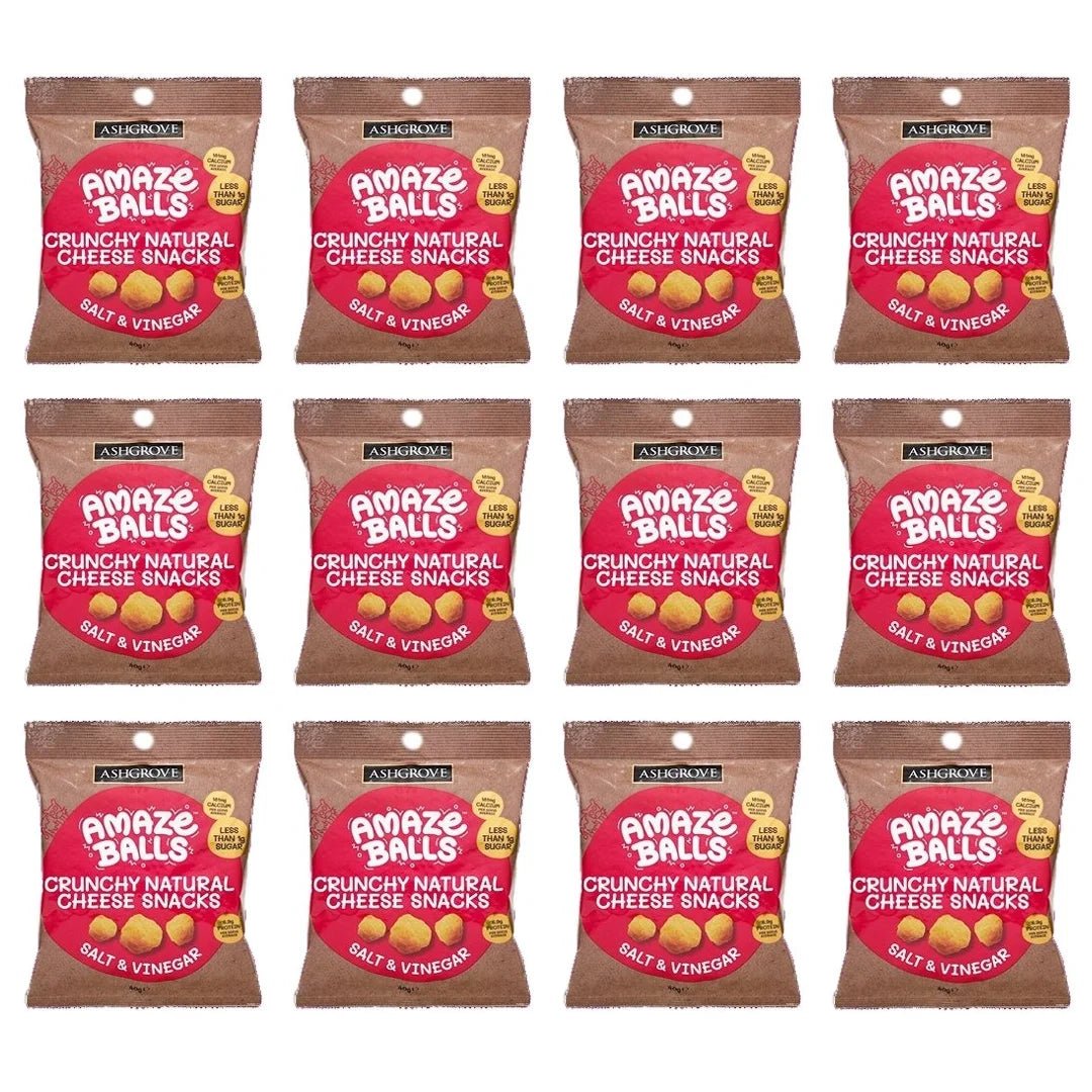AmazeBalls - Salt & Vinegar - Box of 12 - Yo Keto