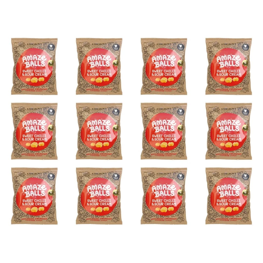 AmazeBalls - Sweet Chilli & Sour Cream - Box of 12 - Yo Keto