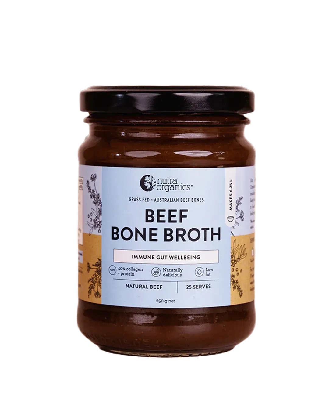 Beef Bone Broth Concentrate - Natural - 250g - Best Before 11 Nov 2026