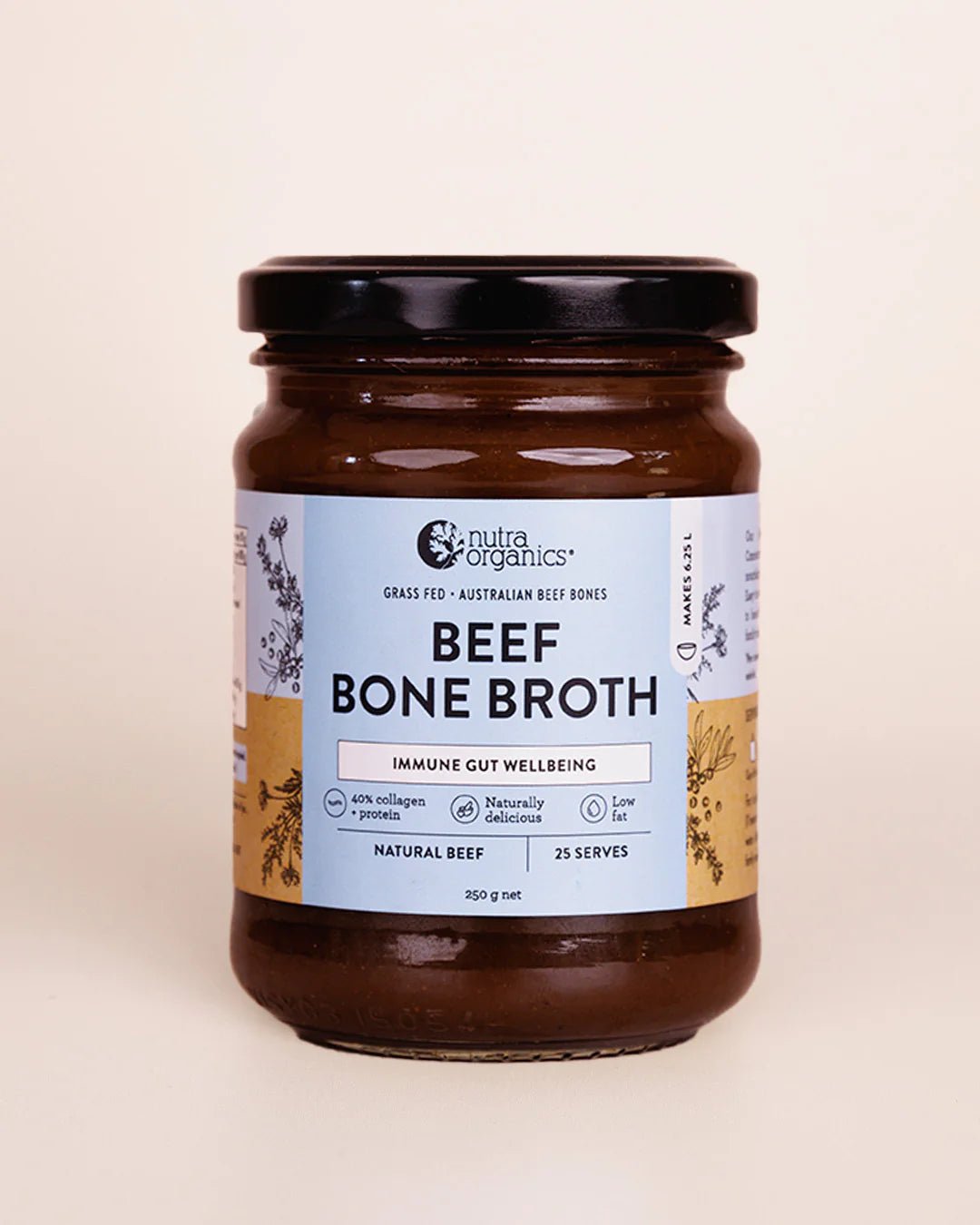 Beef Bone Broth Concentrate - Natural - 250g - Yo Keto