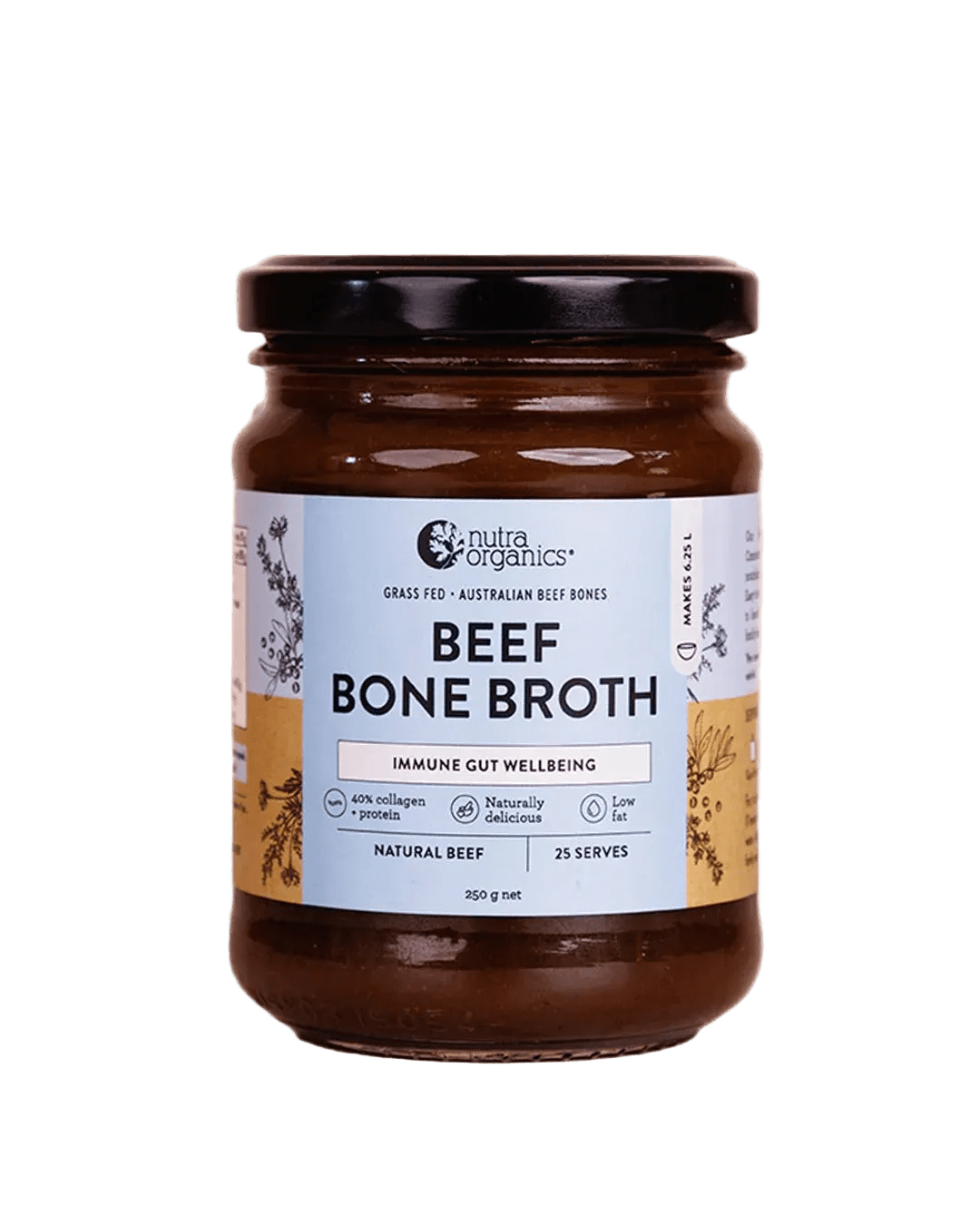 Beef Bone Broth Concentrate - Natural - 250g - Best Before 11 Nov 2026