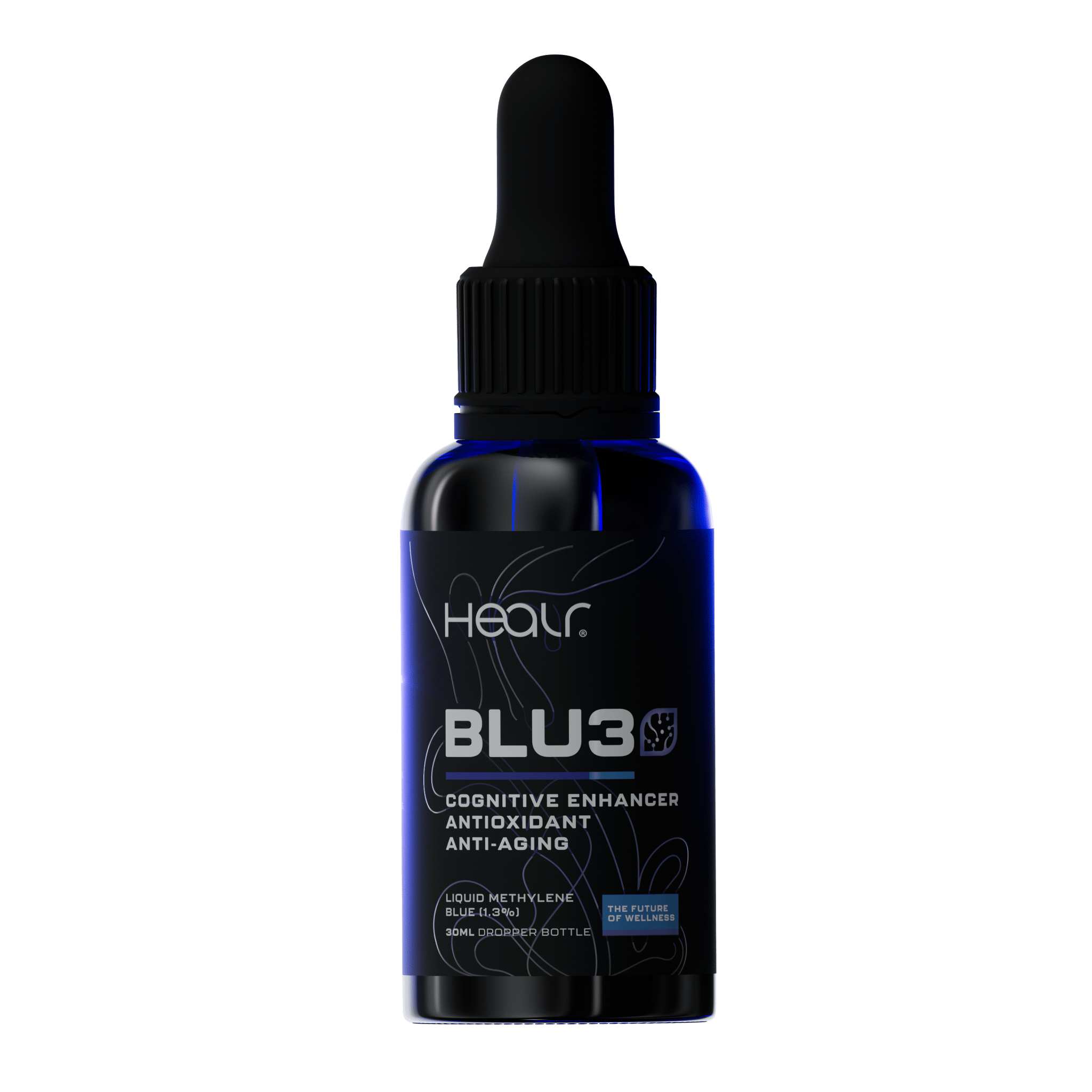 BLU3 - Liquid Methylene Blue 1.3% - 30ml - Yo Keto