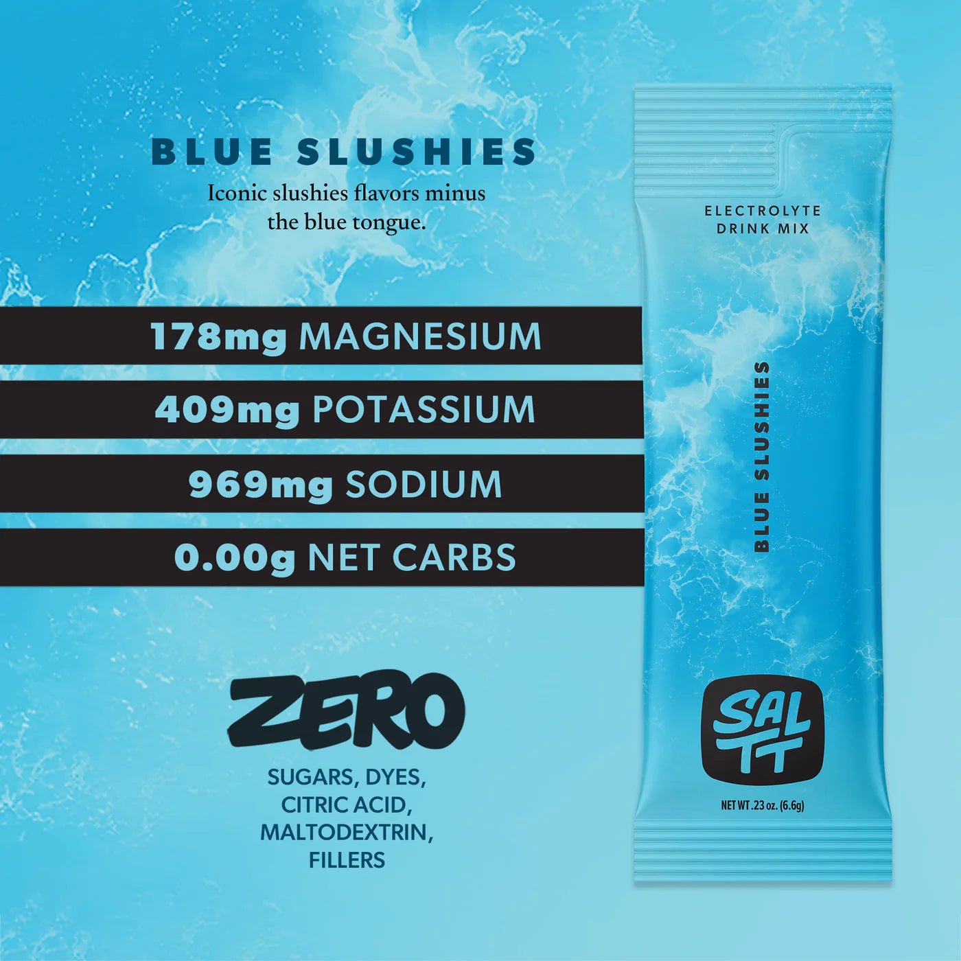 Blue Slushies - 30 Sticks - Yo Keto