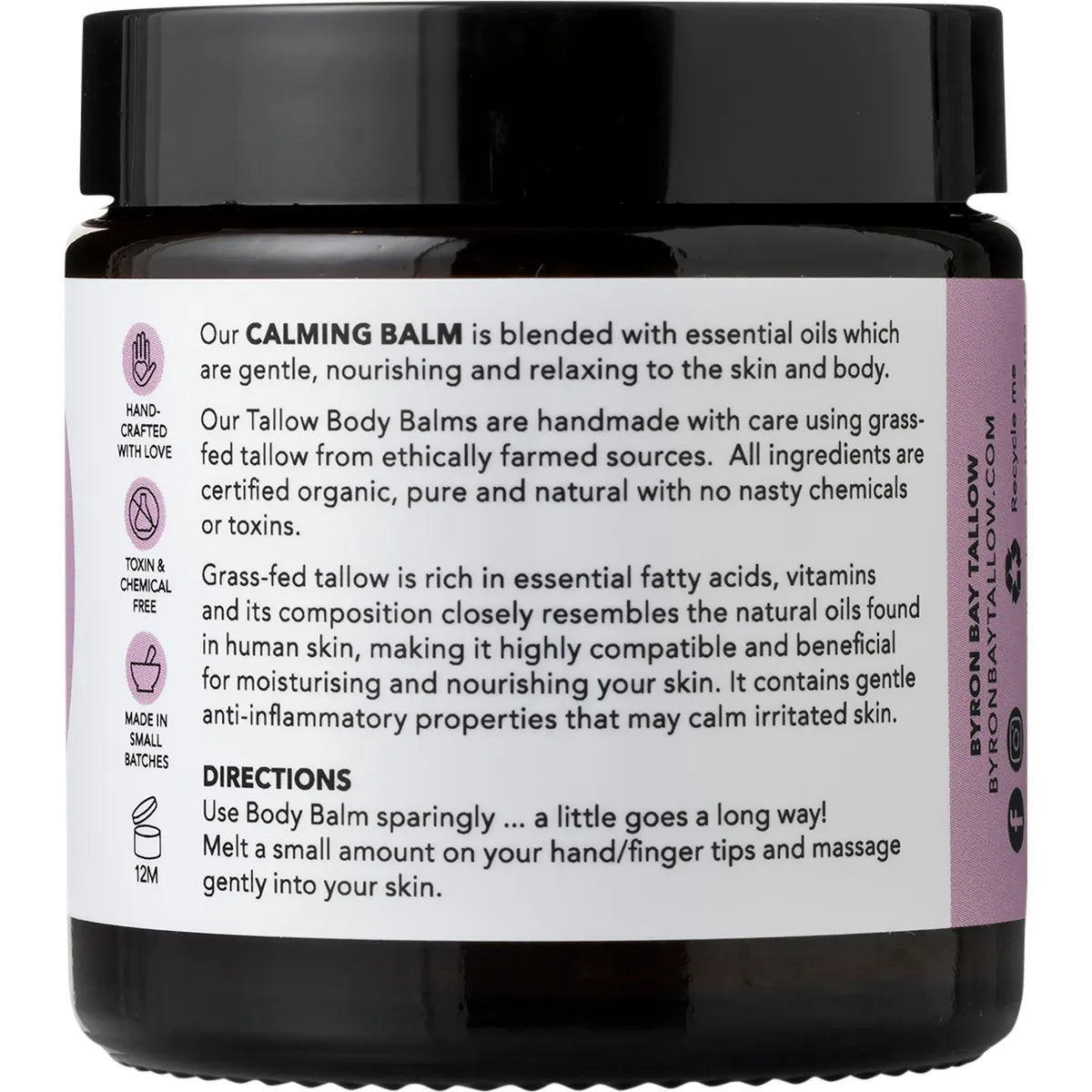 Body Calming Balm - 100ml - Yo Keto