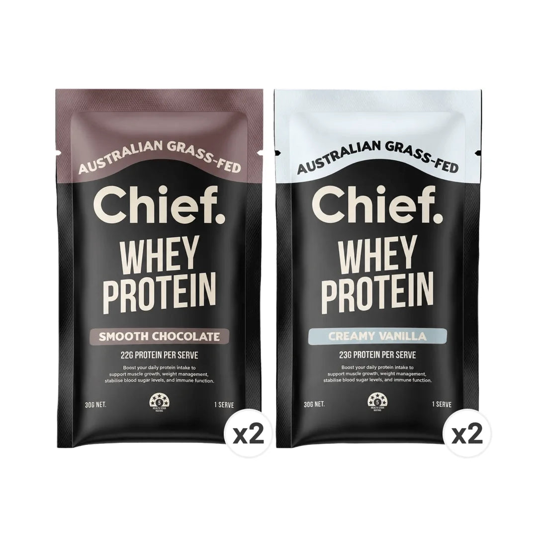 Grass-fed Whey Protein Powder 30g x 4