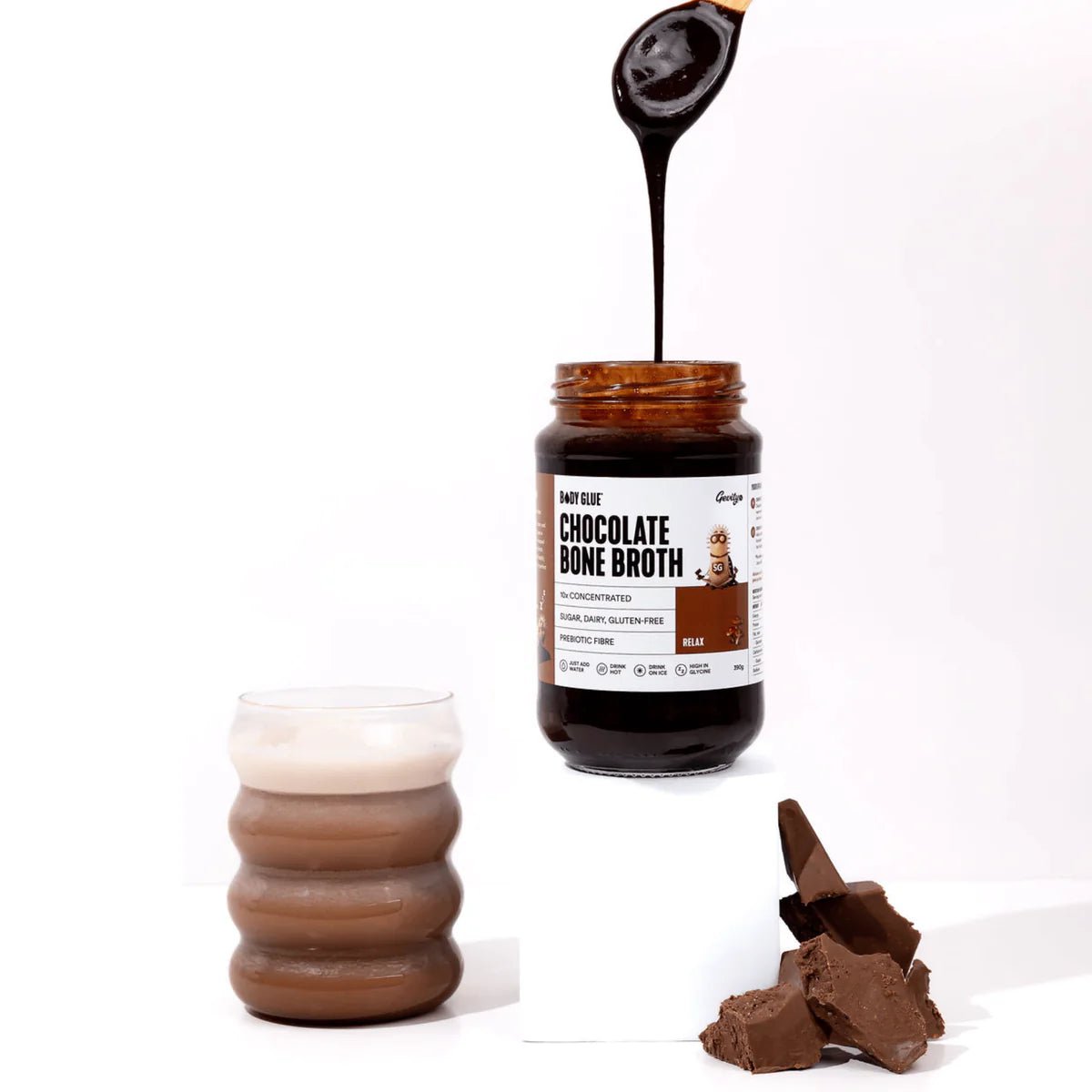 Chocolate Bone Broth - 390g - Yo Keto