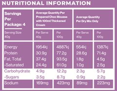 Chocolate Mousse - Value Pack - Yo Keto