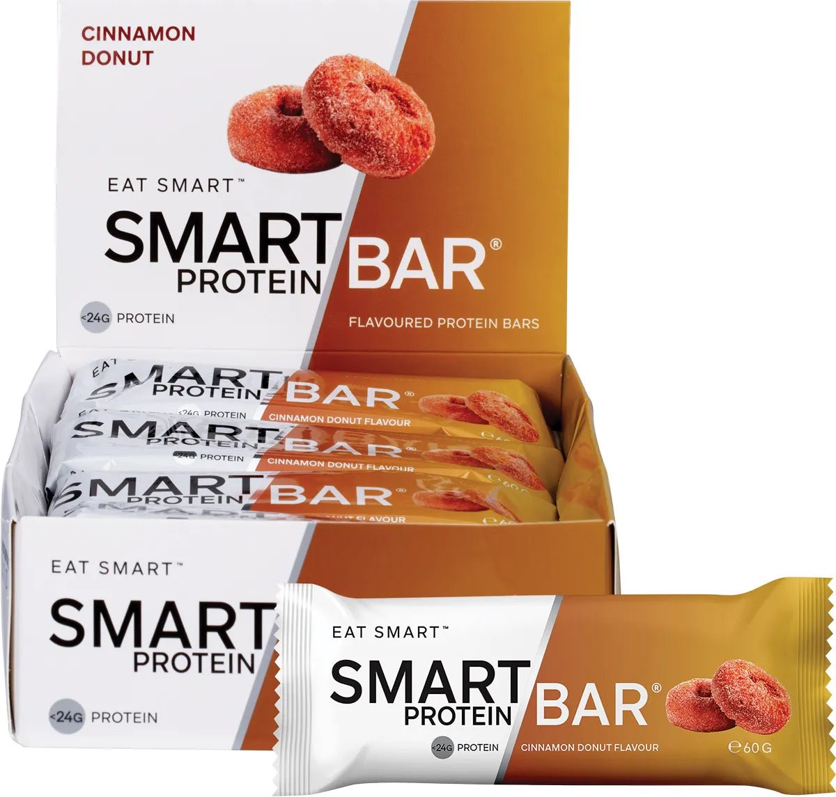 Cinnamon Donut Smart Protein Bars x 12 - Yo Keto