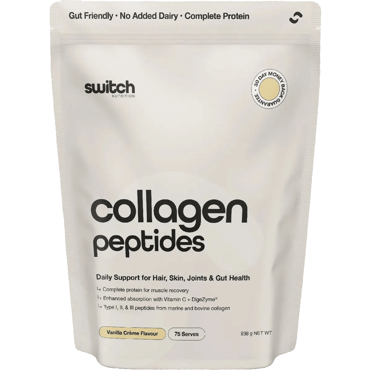 Collagen Peptides - Vanilla Creme - 938g