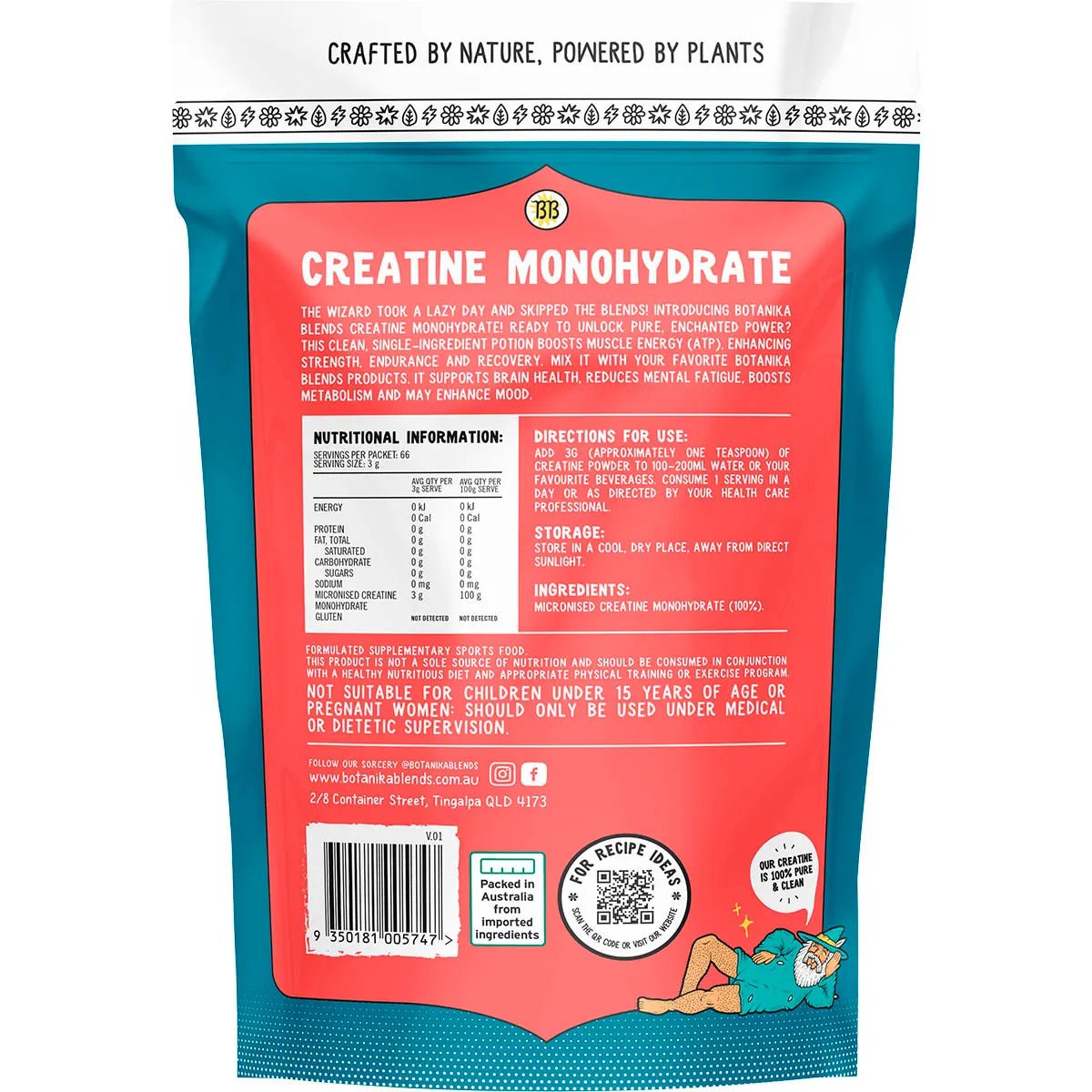 Creatine Monohydrate - 200g - Yo Keto
