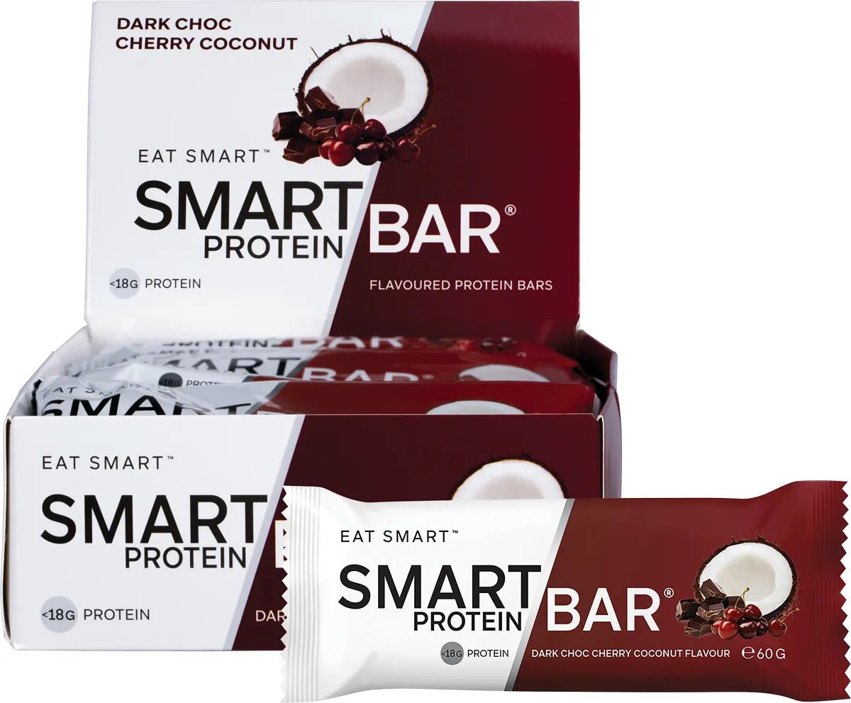 Dark Choc Cherry Smart Protein Bars x 12 - Yo Keto