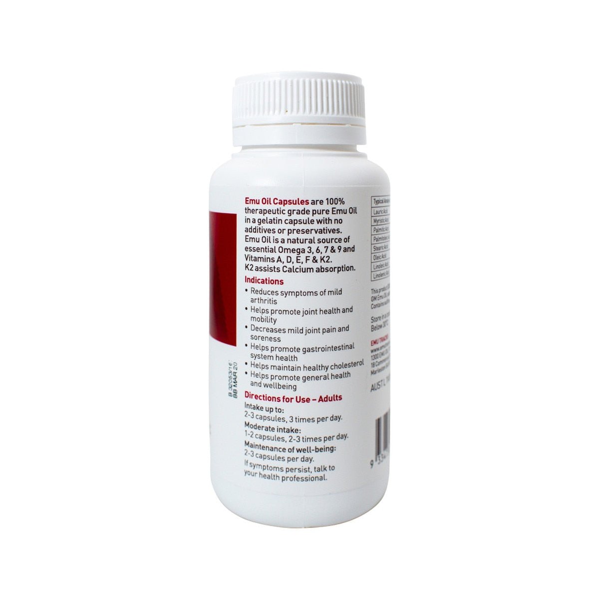 Emu Oil - 100 capsules - Yo Keto