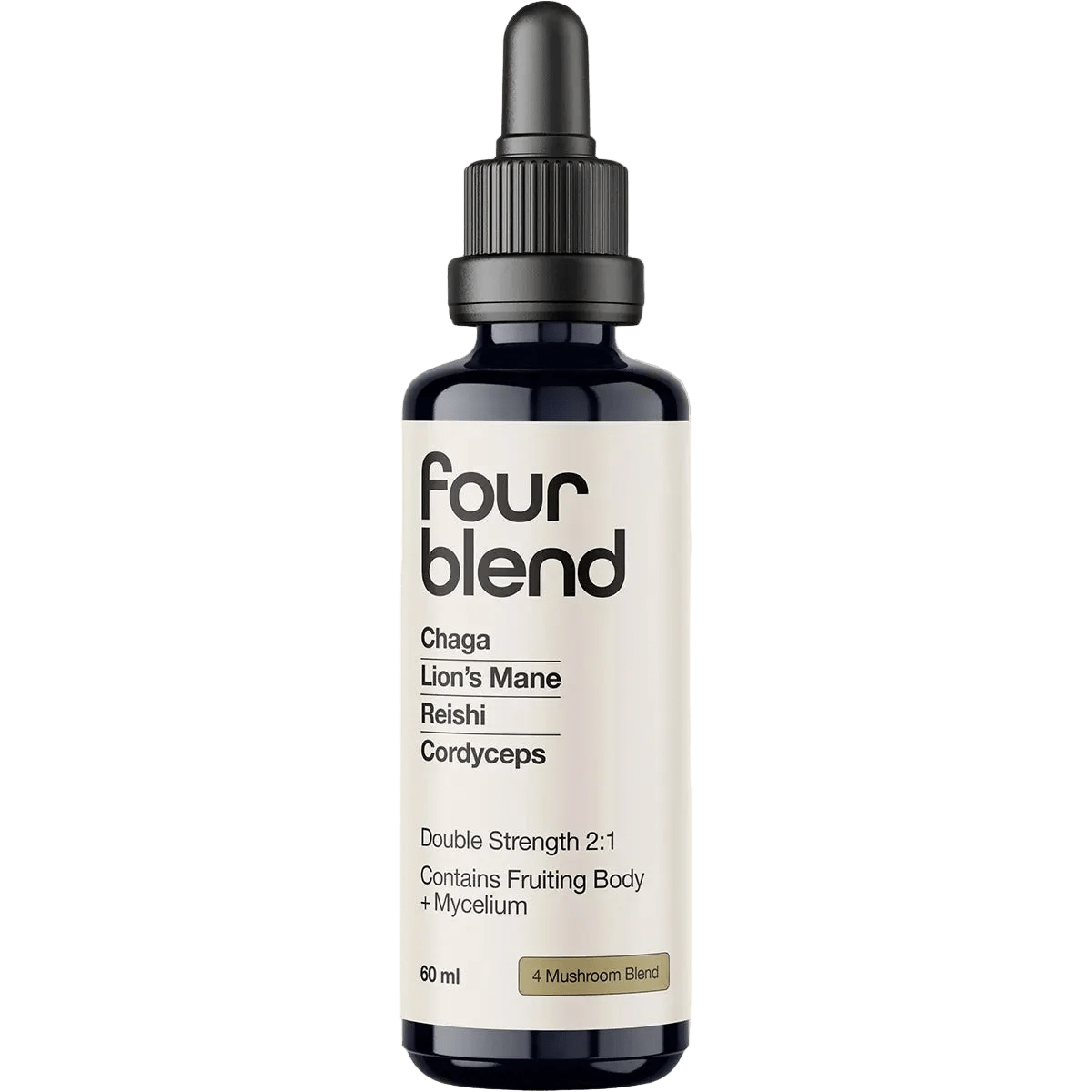 Four Blend Double Strength 2:1 Mushroom Liquid Extract - 60ml
