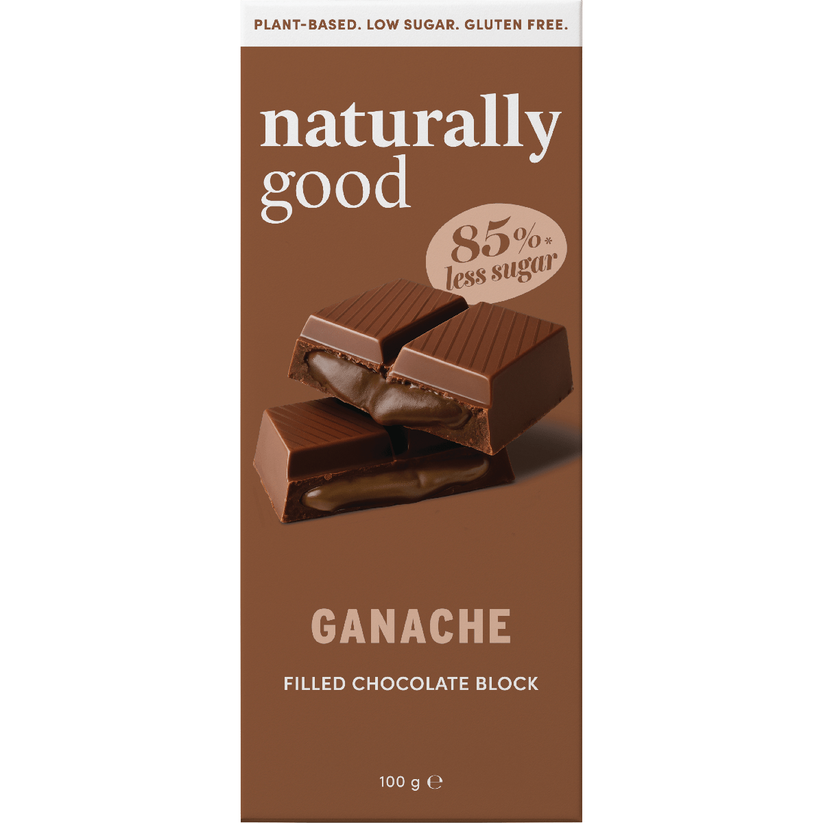 Ganache Filled Chocolate Block - 100g - Yo Keto