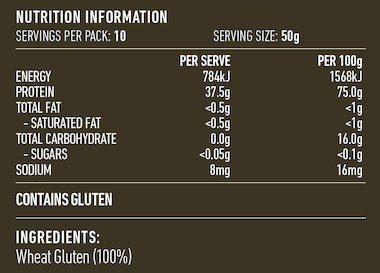 Gluten Flour / Vital Wheat Gluten - 500g - Yo Keto