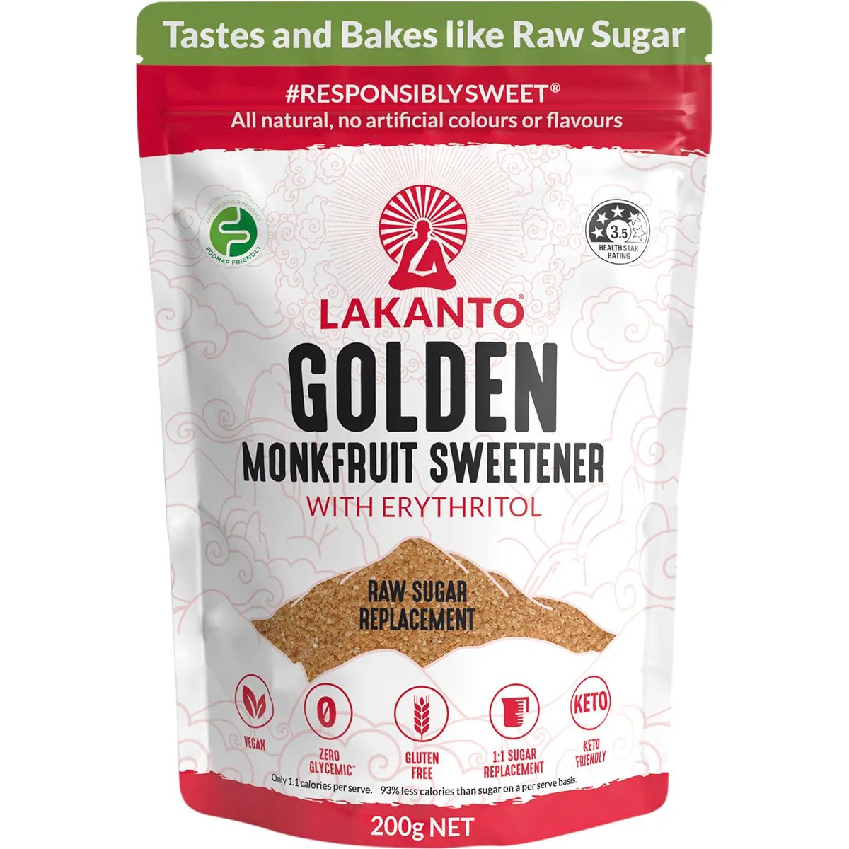 Golden Monkfruit Sweetener - Yo Keto