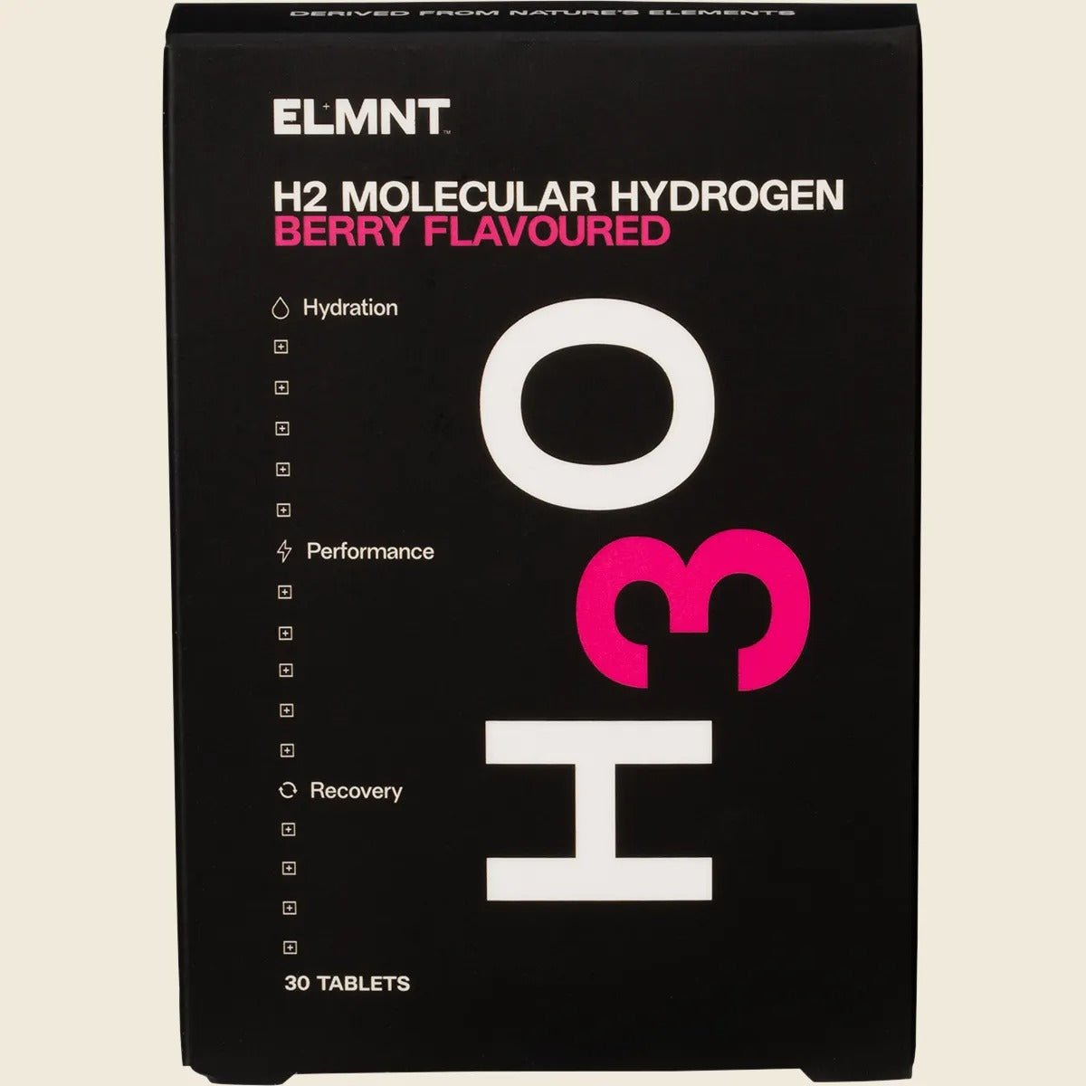 H2 Molecular Hydrogen Water Tablets Berry - 30pk