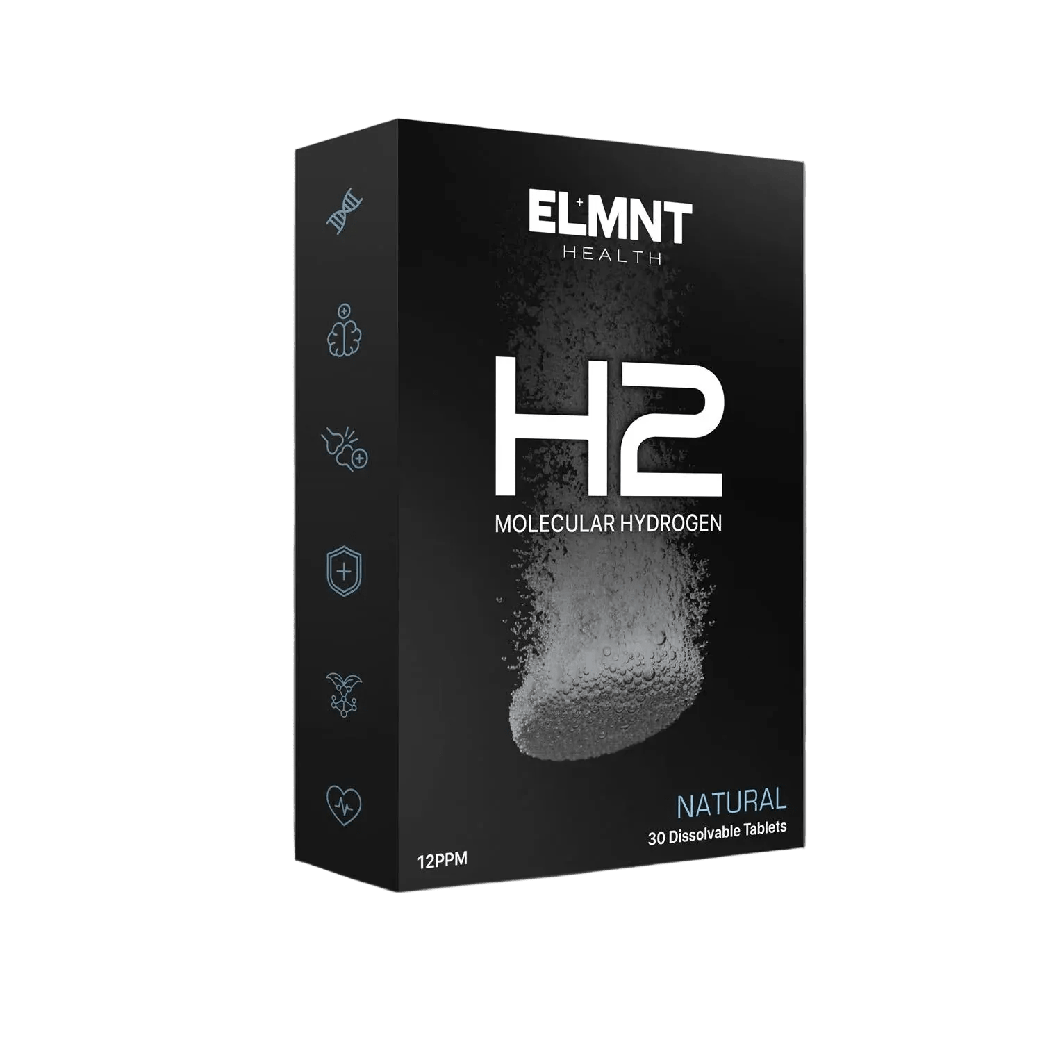 H2 Molecular Hydrogen Water Tablets Natural - 30pk