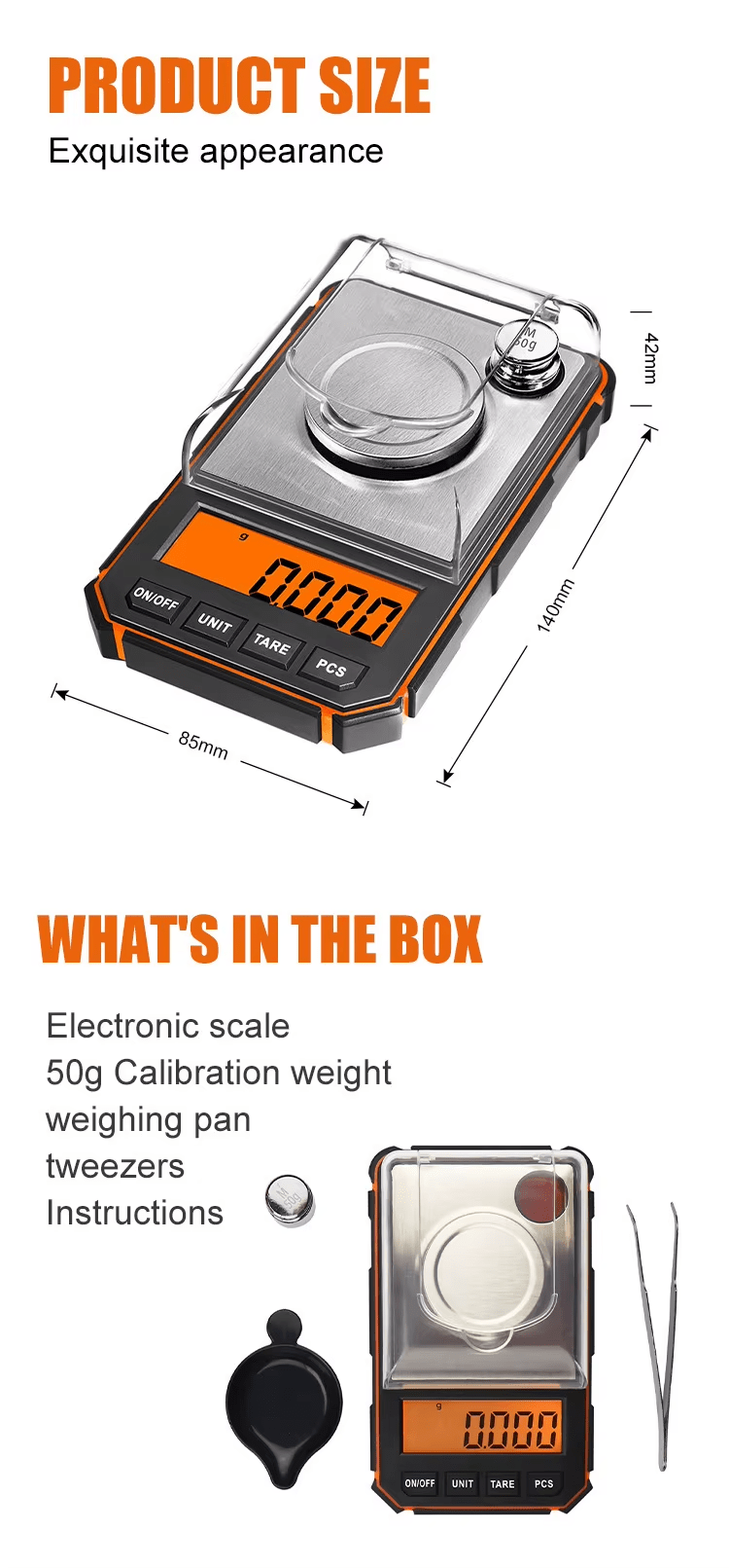 High Precision Digital Mini Scale