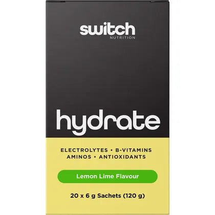Hydrate Electrolytes - Lemon Lime - 20 Pack - Yo Keto