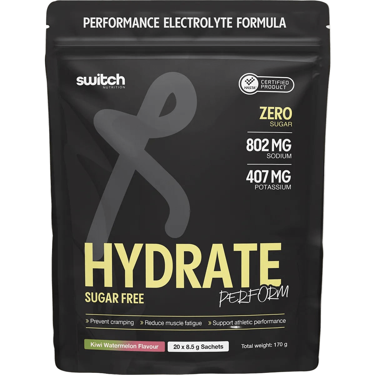 Hydrate Perform - Kiwi Watermelon - 20 Sticks - Yo Keto
