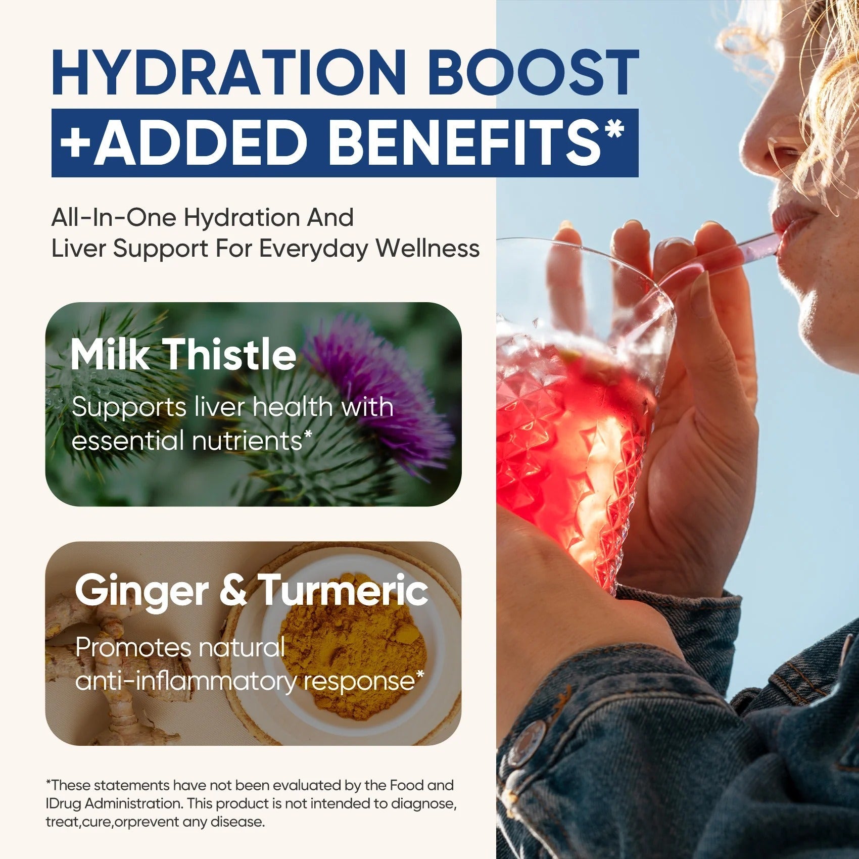 Hydration Boost + Liver Support - Mixed Berry - 16 Sticks