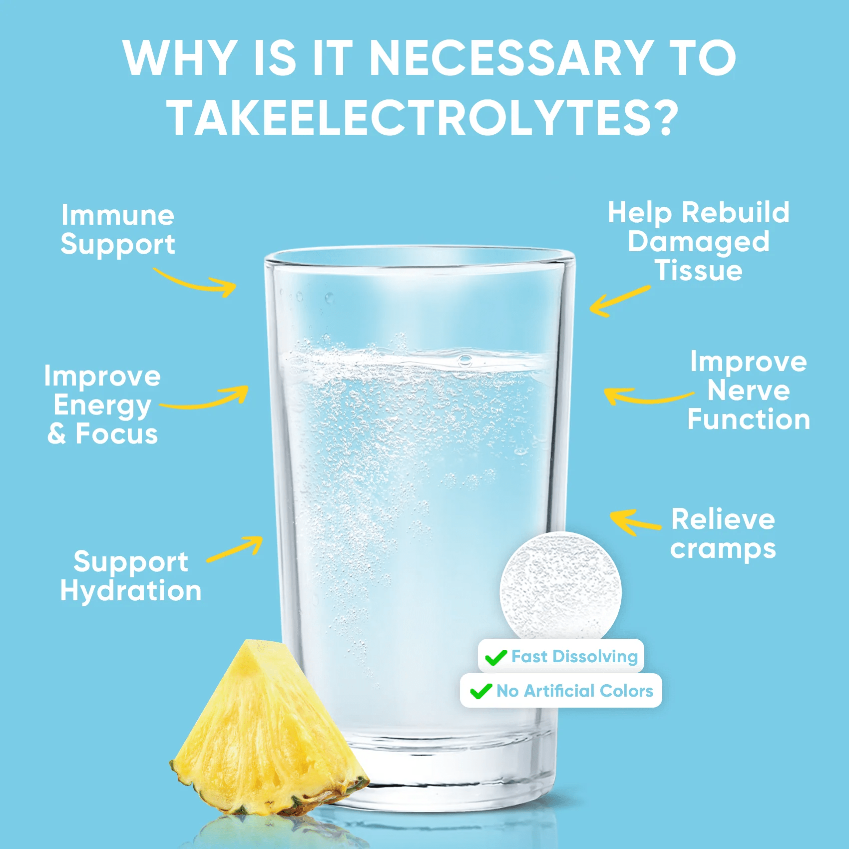Hydration Boost - Pineapple - 16 Sticks