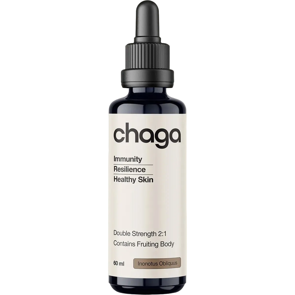 Chaga Double Strength 2:1 Mushroom Liquid Extract - 60ml