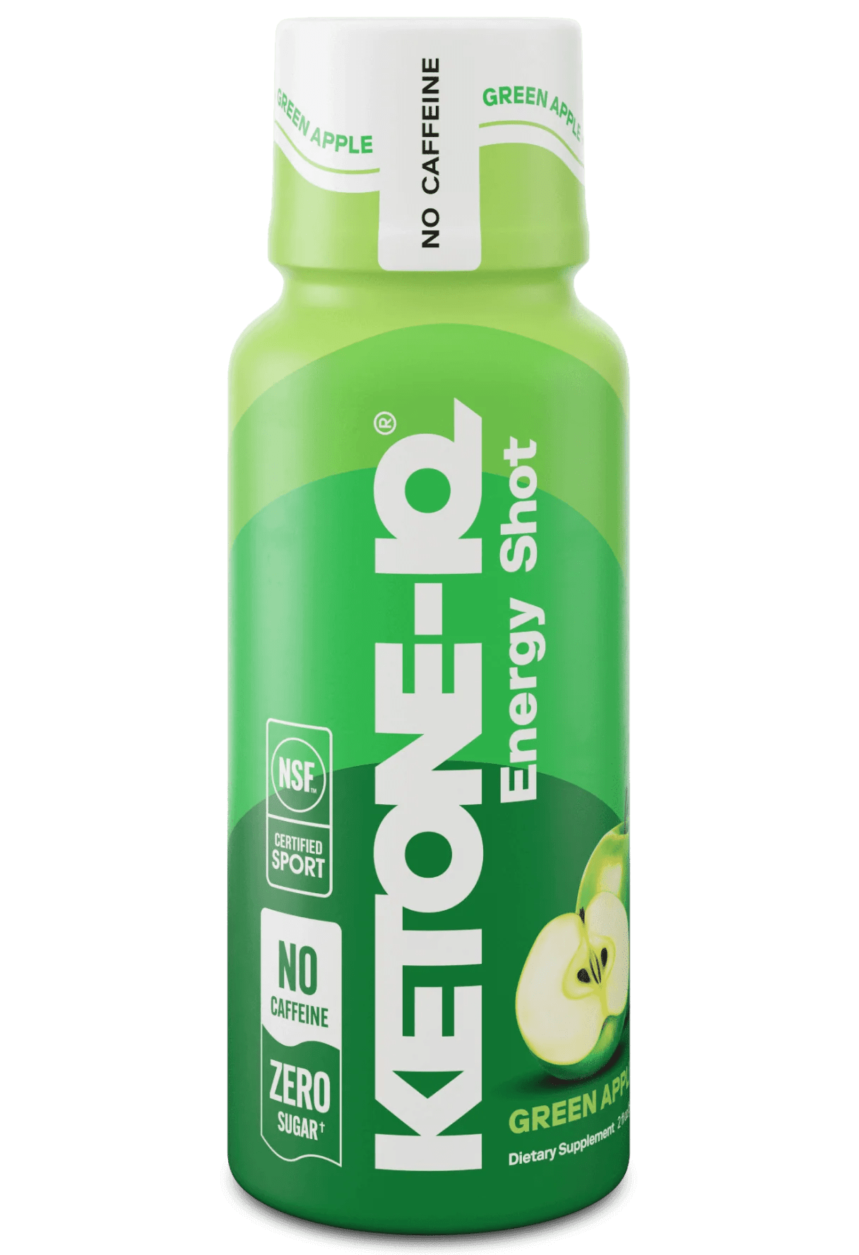 Ketone-IQ - Energy Shot - Green Apple - Caffeine Free - 59ml x 6 by HVMN in Low Carb and Exogenous Ketones collections