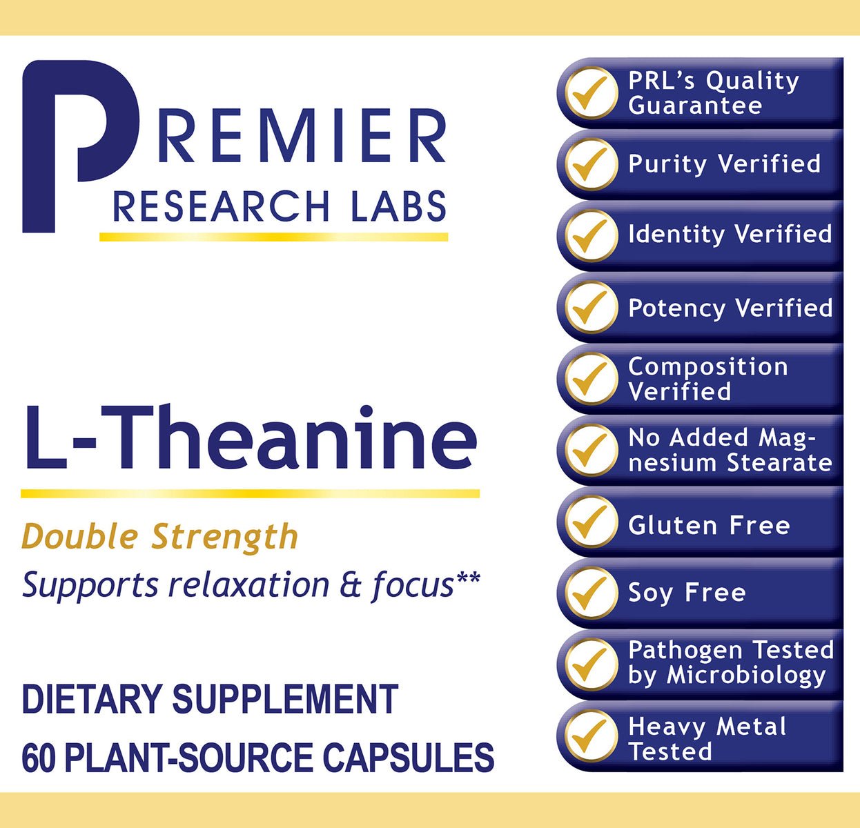 L-Theanine - 60 Capsules