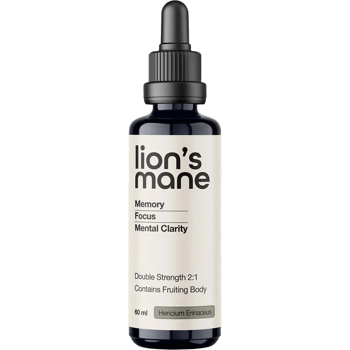 Lion's Mane Double Strength 2:1 Mushroom Liquid Extract - 60ml