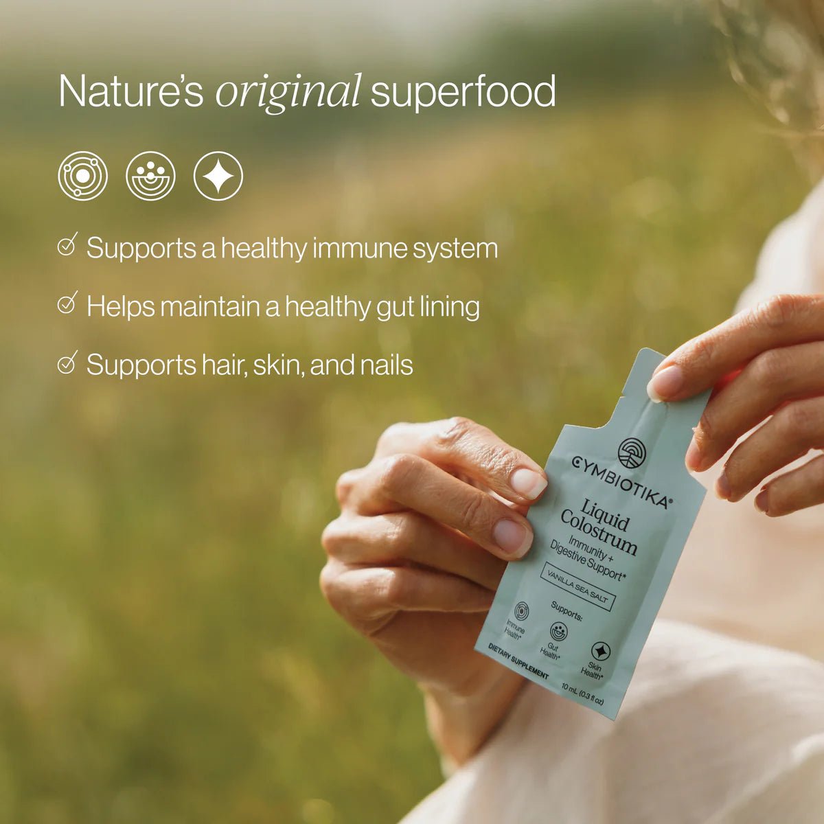 Liquid Colostrum - Vanilla Sea Salt - 26 Pouches - Yo Keto