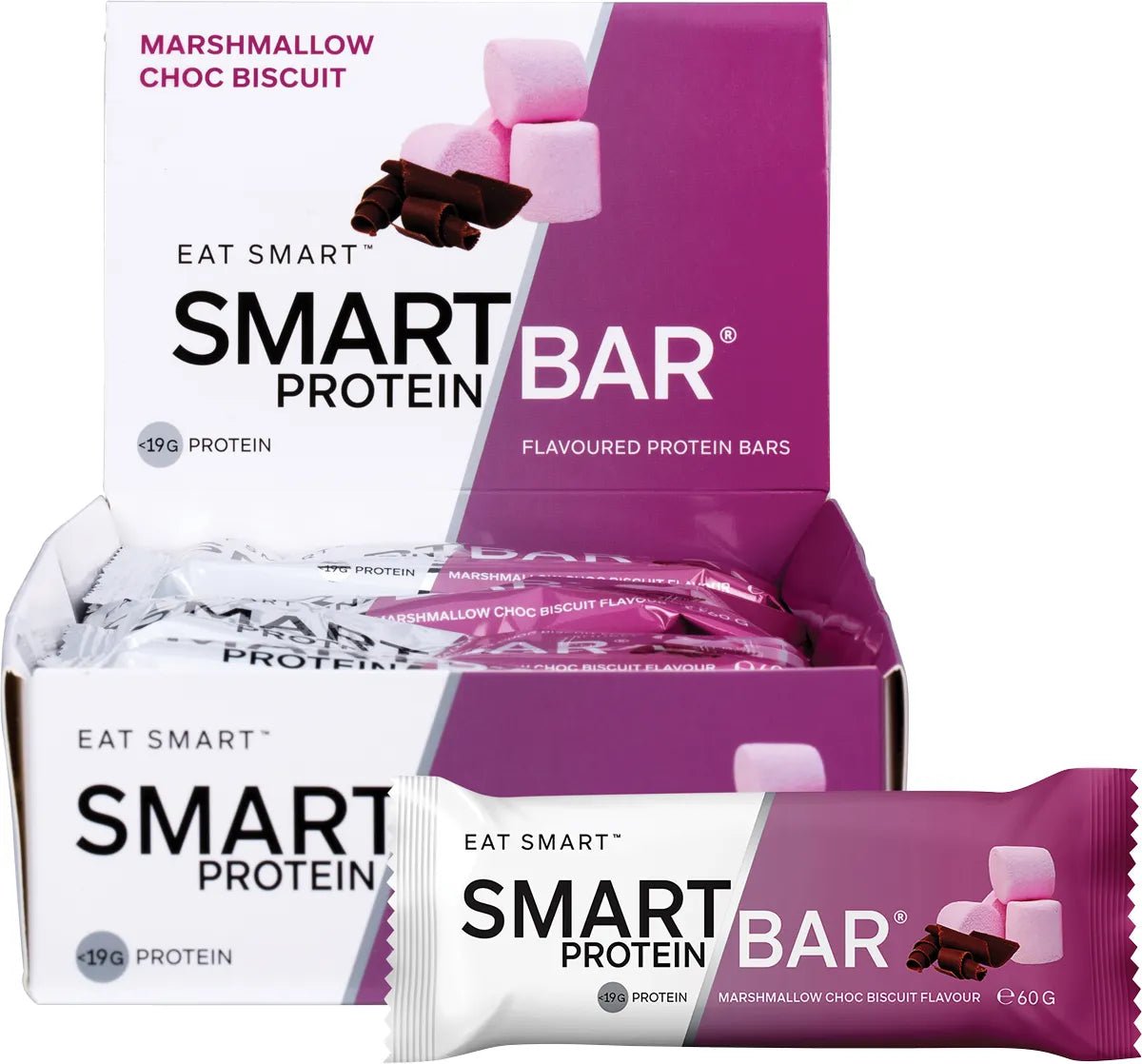 Marshmallow Choc Biscuit Smart Protein Bars x 12 - Yo Keto