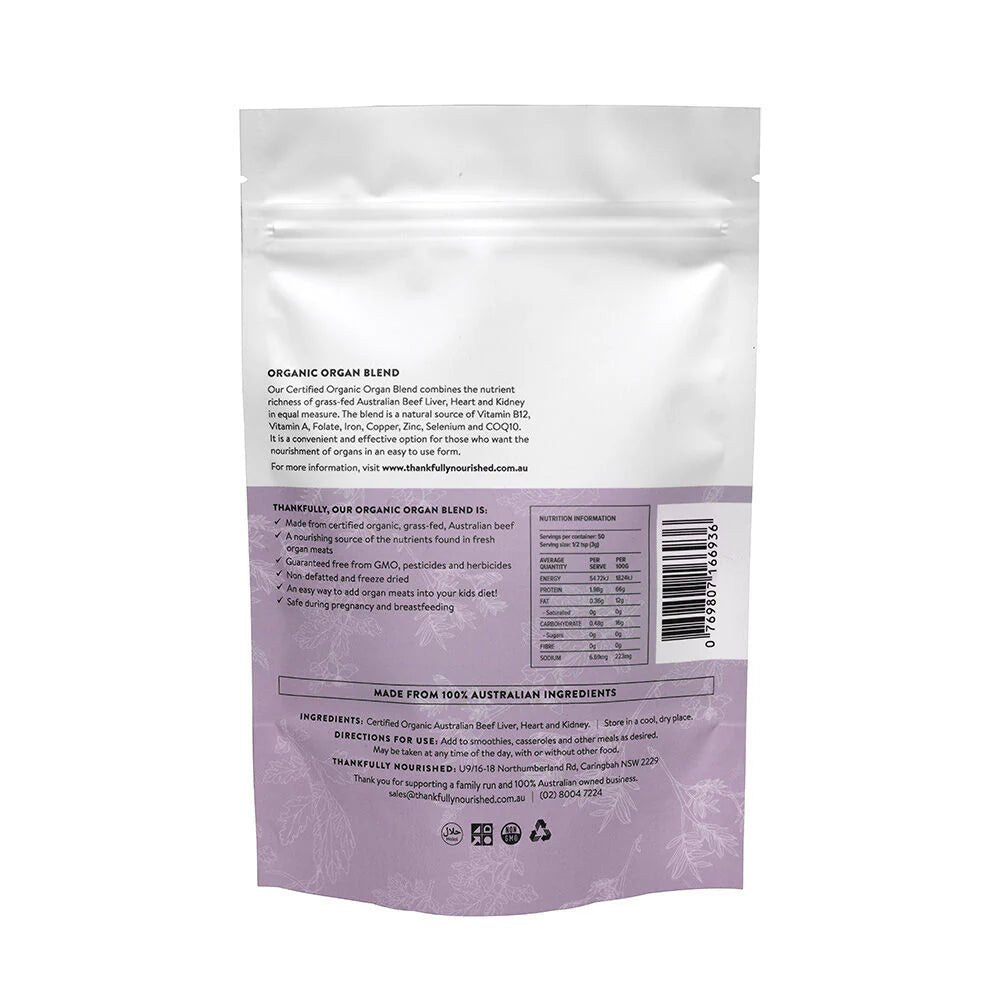 Organ Blend - Liver, Heart & Kidney - 150g - Yo Keto