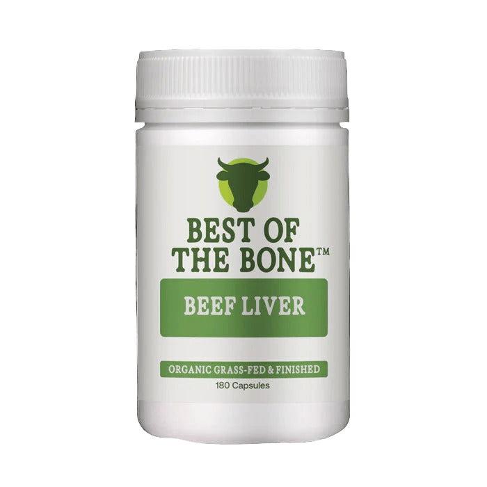Organic Grass - fed Beef Liver - 180 Capsules - Yo Keto