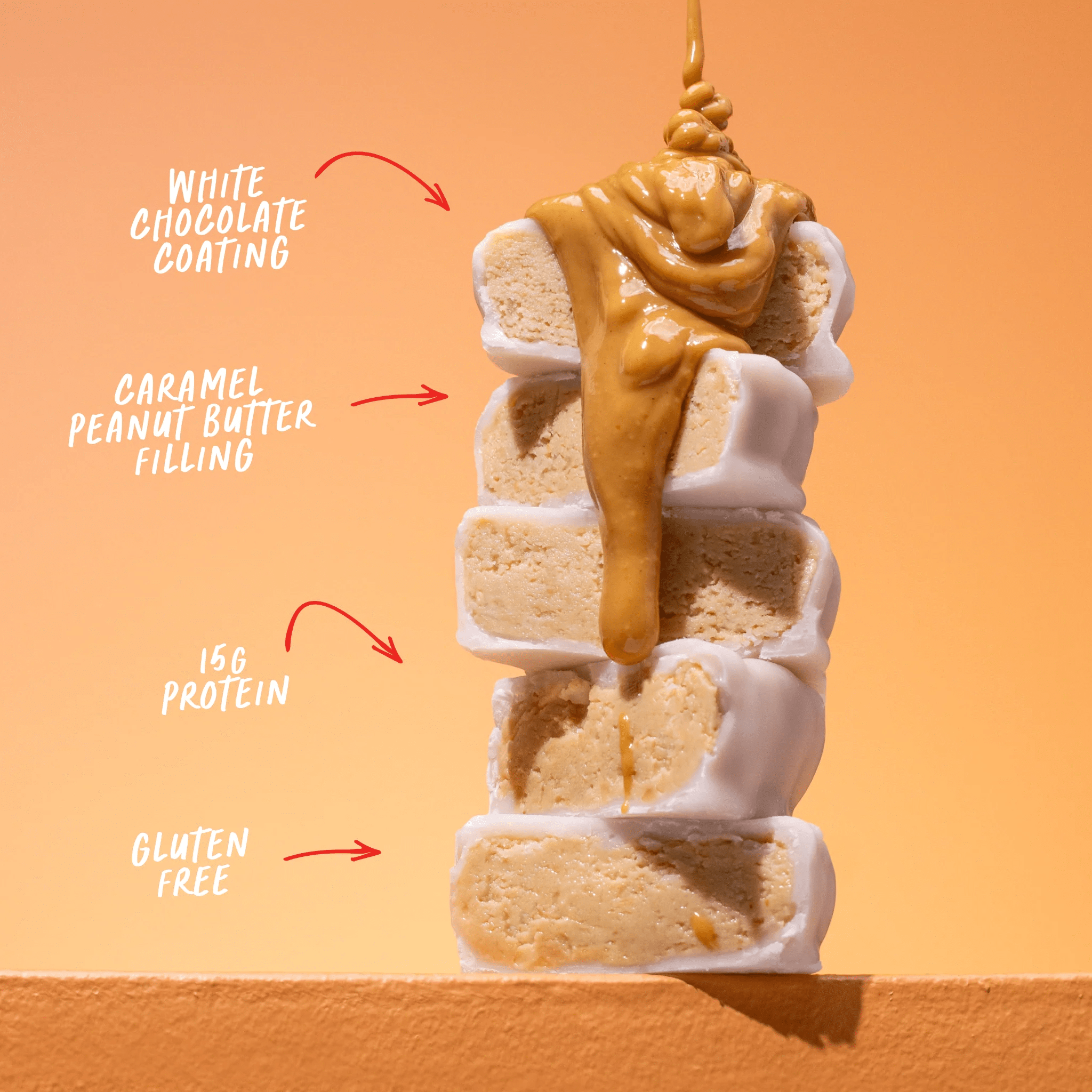 Peanut Butter Cup White Choc Caramel 50g