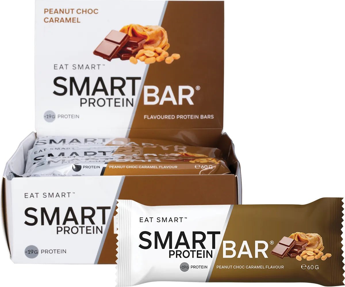 Peanut Choc Caramel Smart Protein Bars x 12 - Yo Keto