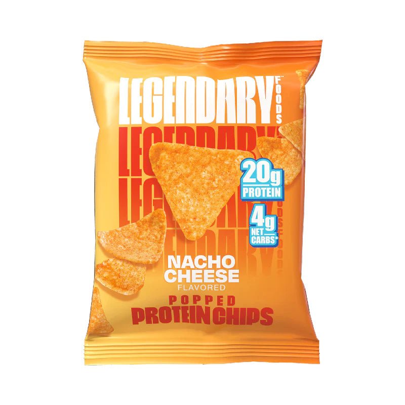 Popped Protein Chips - Nacho Cheese - 34g - Yo Keto