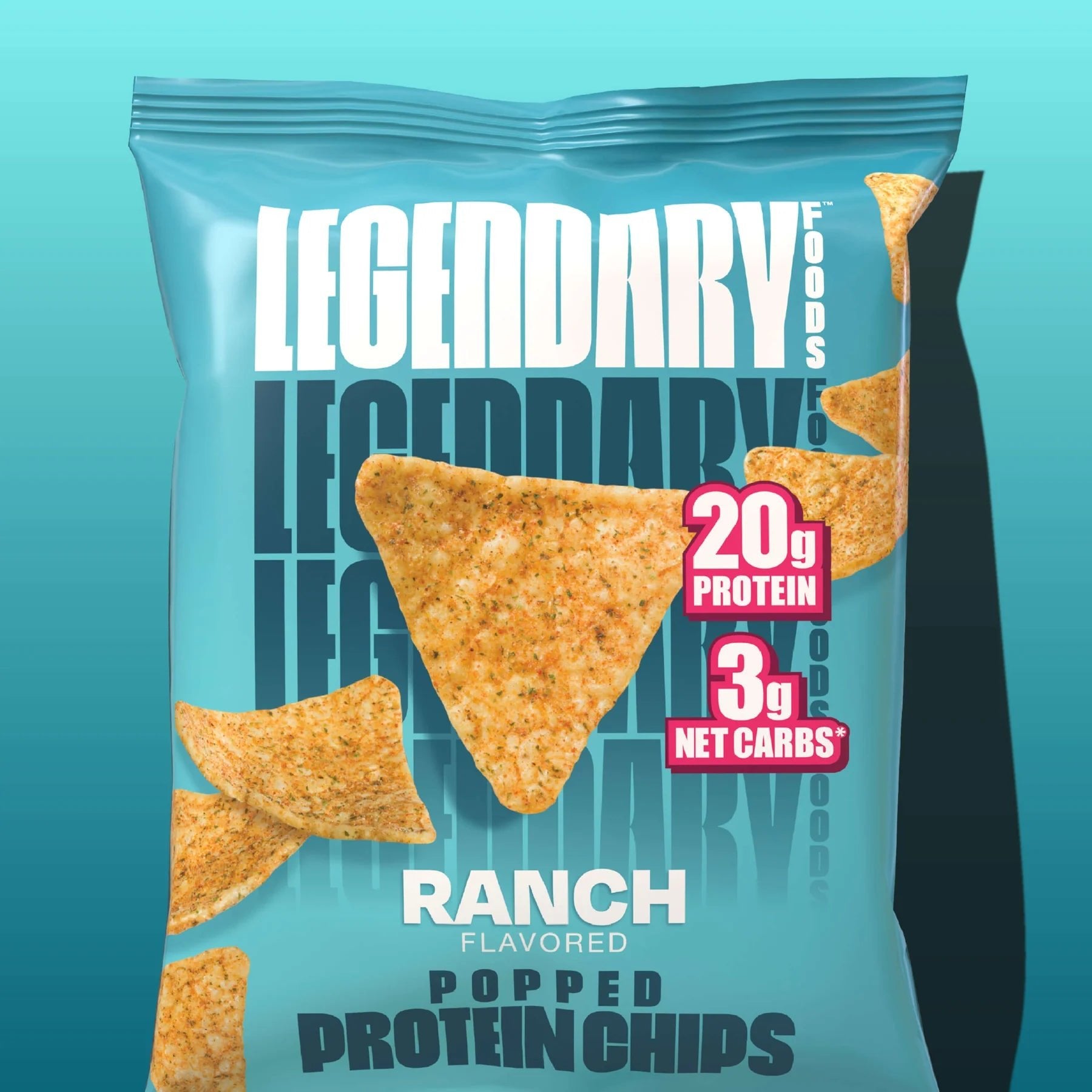 Popped Protein Chips - Ranch - 34g - Yo Keto