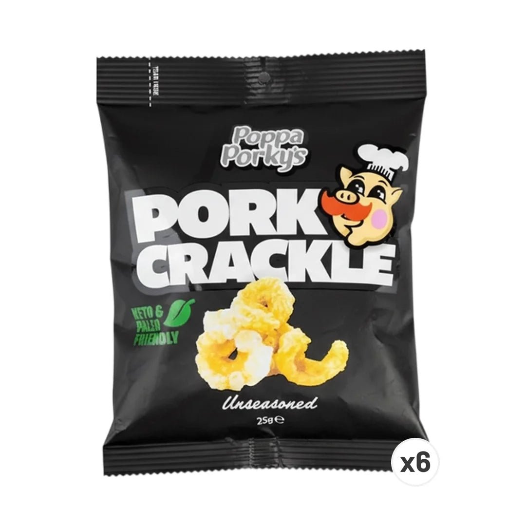 Pork Crackle - Unseasoned 25g x 6